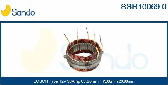Stator, alternator (SSR10069.0)