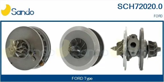 Core assembly, turbocharger (SCH72020.0)