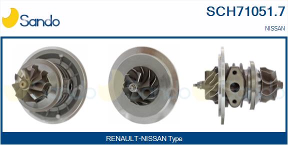 Core assembly, turbocharger (SCH71051.7)