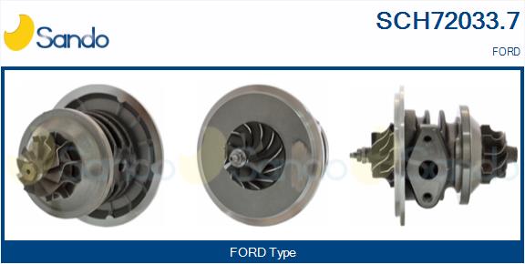 Core assembly, turbocharger (SCH72033.7)