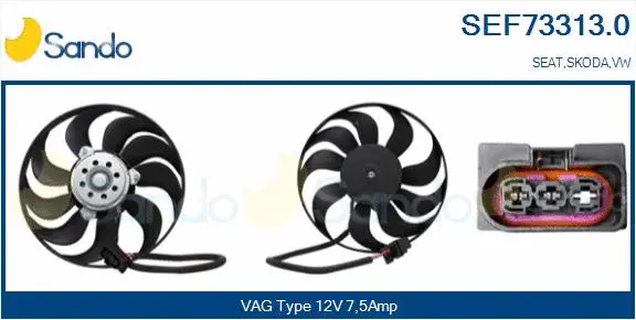 Fan, engine cooling (SEF73313.0)
