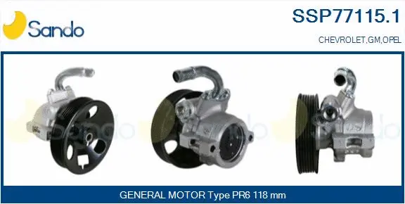 Hydraulic Pump, steering (SSP77115.1)