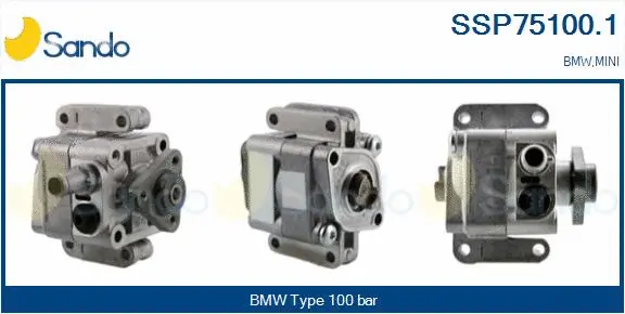 Hydraulic Pump, steering (SSP75100.1)