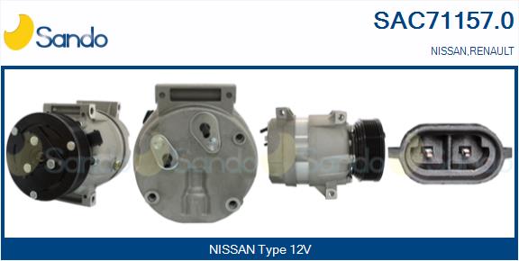 Compressor, air conditioning (SAC71157.0)