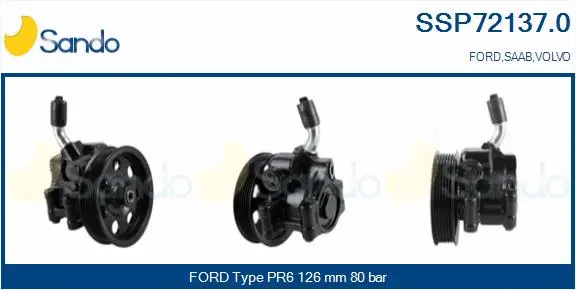 Hydraulic Pump, steering (SSP72137.0)