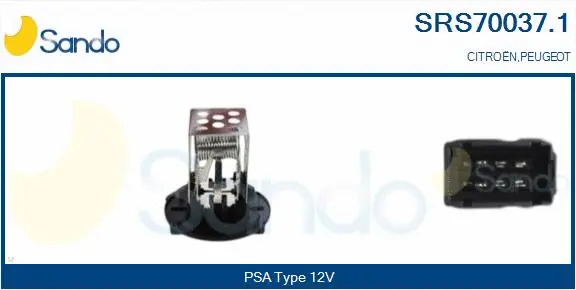 Resistor, interior blower (SRS70037.1)