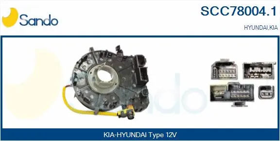 Clockspring, airbag (SCC78004.1)