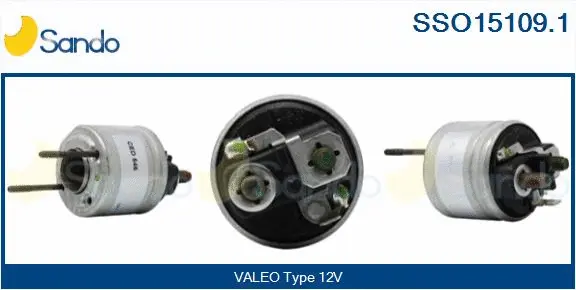 Solenoid Switch, starter (SSO15109.1)