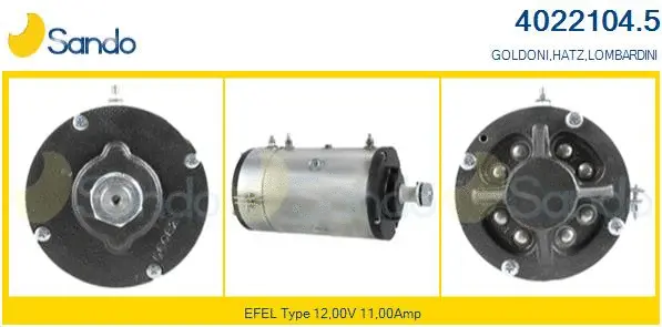 Alternator, starter (4022104.5)