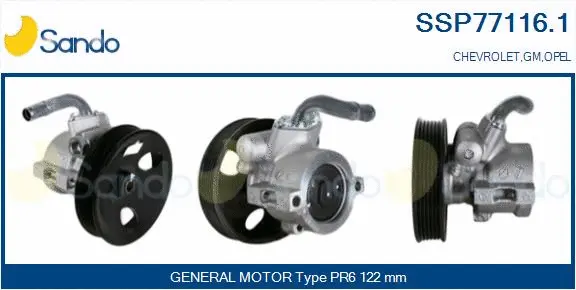 Hydraulic Pump, steering (SSP77116.1)