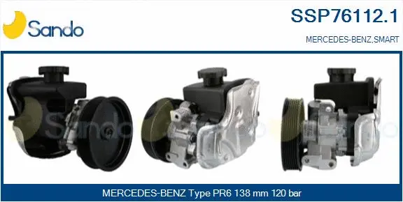 Hydraulic Pump, steering (SSP76112.1)
