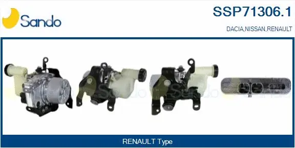 Hydraulic Pump, steering (SSP71306.1)