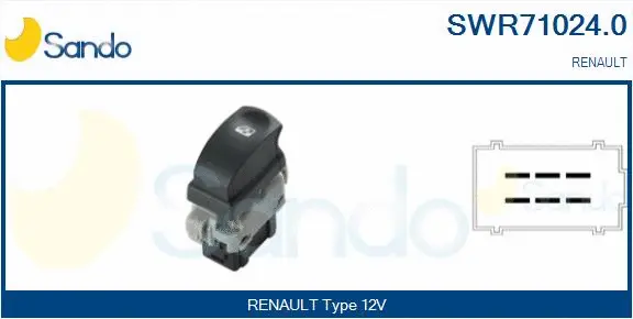 Switch, window regulator (SWR71024.0)