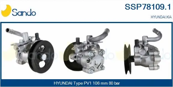 Hydraulic Pump, steering (SSP78109.1)