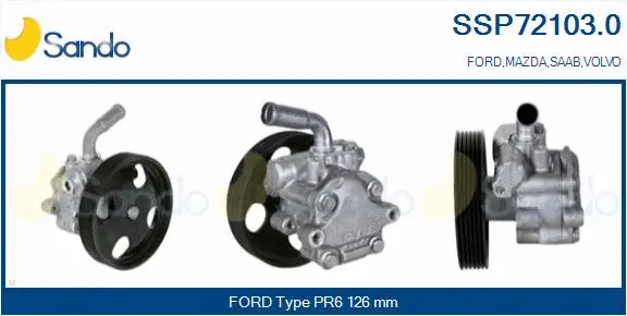 Hydraulic Pump, steering (SSP72103.0)