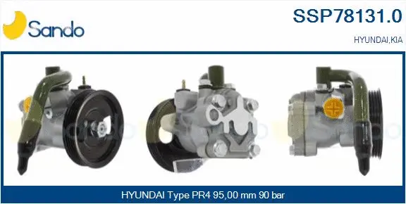 Hydraulic Pump, steering (SSP78131.0)