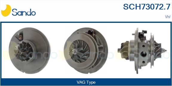 Core assembly, turbocharger (SCH73072.7)