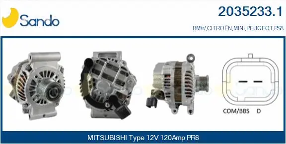 Alternator (2035233.1)