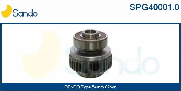 Freewheel Gear, starter (SPG40001.0)