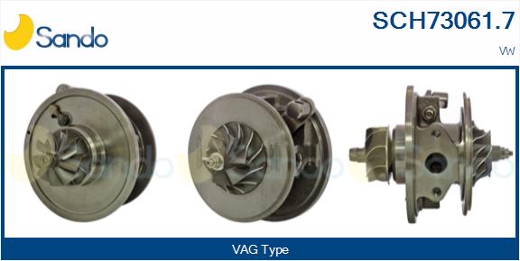 Core assembly, turbocharger (SCH73061.7)