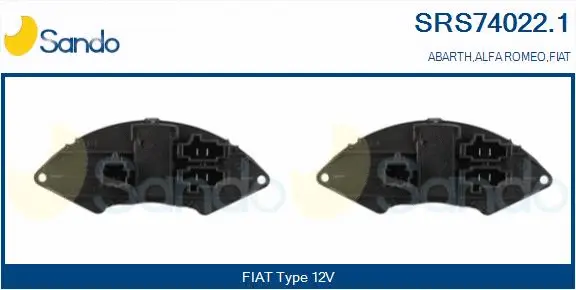 Resistor, interior blower (SRS74022.1)