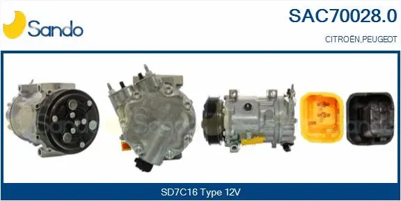 Compressor, air conditioning (SAC70028.0)