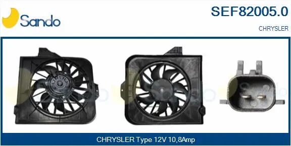 Electric Motor, radiator fan (SEF82005.0)