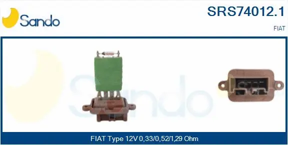 Resistor, interior blower (SRS74012.1)