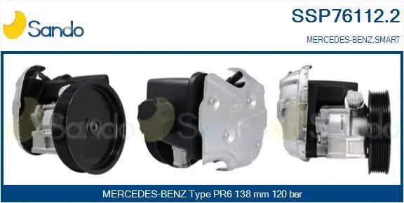 Hydraulic Pump, steering (SSP76112.2)