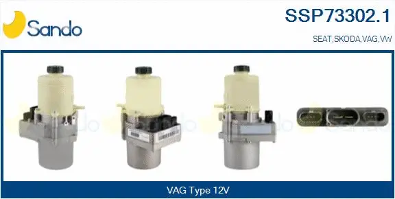 Hydraulic Pump, steering (SSP73302.1)