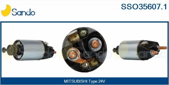Solenoid Switch, starter (SSO35607.1)