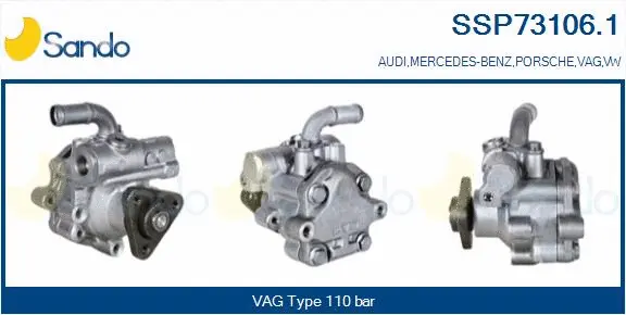 Hydraulic Pump, steering (SSP73106.1)