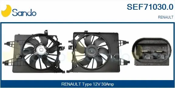 Electric Motor, radiator fan (SEF71030.0)