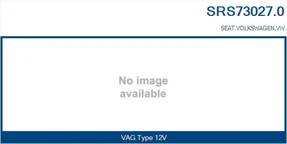 Series resistor, electric motor (radiator fan) (SRS73027.0)