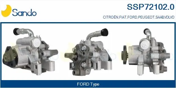 Hydraulic Pump, steering (SSP72102.0)