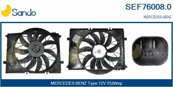 Electric Motor, radiator fan (SEF76008.0)