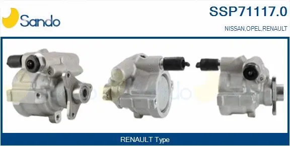 Hydraulic Pump, steering (SSP71117.0)