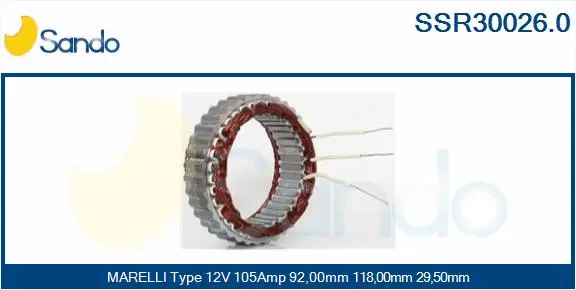 Stator, alternator (SSR30026.0)