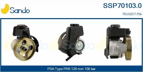 Hydraulic Pump, steering (SSP70103.0)