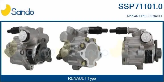 Hydraulic Pump, steering (SSP71101.0)