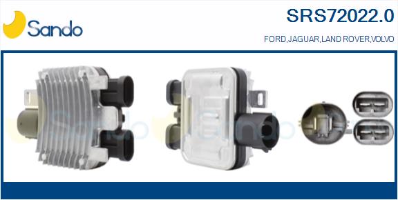 Series resistor, electric motor (radiator fan) (SRS72022.0)