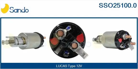 Solenoid Switch, starter (SSO25100.0)