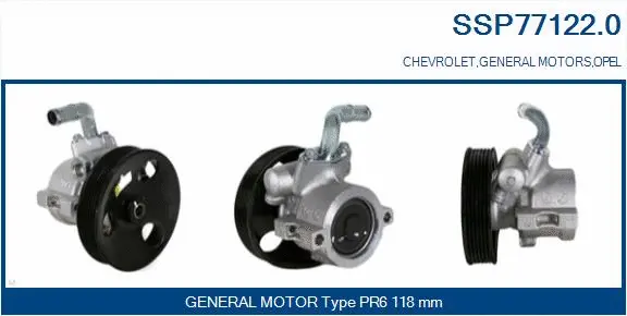 Hydraulic Pump, steering (SSP77122.0)