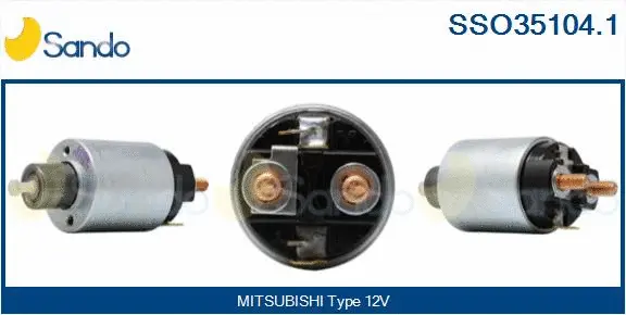 Solenoid Switch, starter (SSO35104.1)