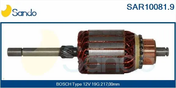 Armature, starter (SAR10081.9)