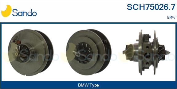 Core assembly, turbocharger (SCH75026.7)