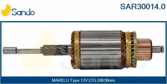 Armature, starter (SAR30014.0)