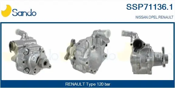 Hydraulic Pump, steering (SSP71136.1)