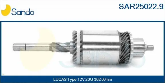 Armature, starter (SAR25022.9)