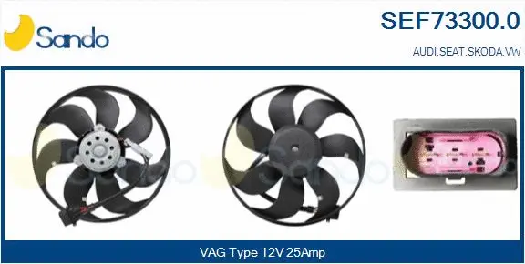 Fan, engine cooling (SEF73300.0)